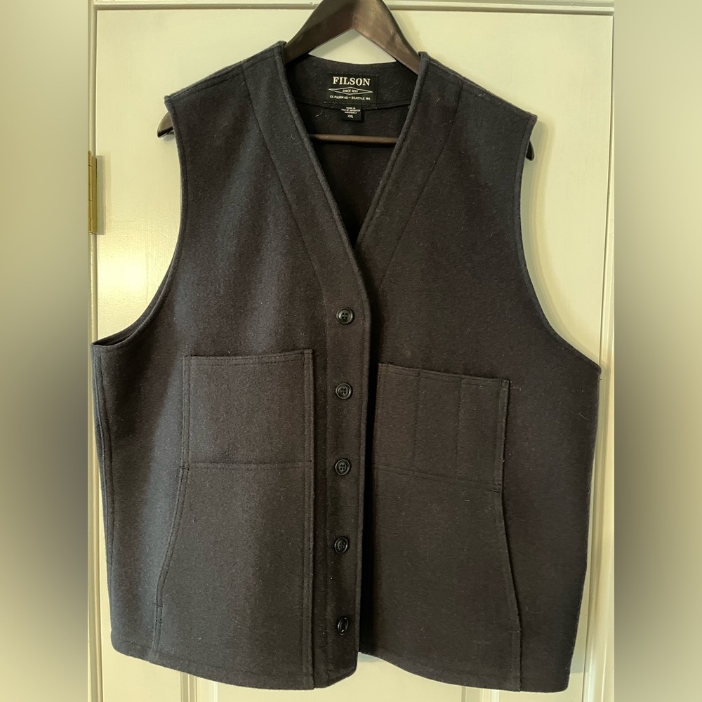 Filson Mackinaw Wool Vest XXL